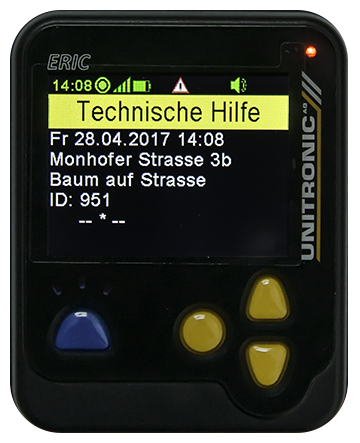 Alarmierung - Unitronic ERIC GSM Pager Meldeempfänger