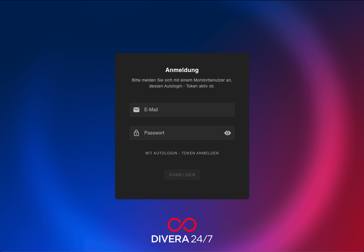 Monitor App - Login
