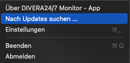 Monitor App Update Suche